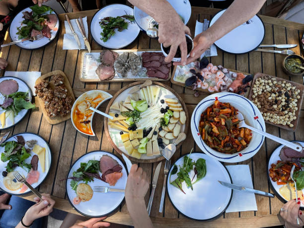 istock Family having brunch together on holiday 1319004940