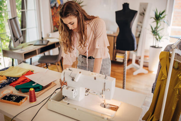 istock Female fashion designer 1319004952
