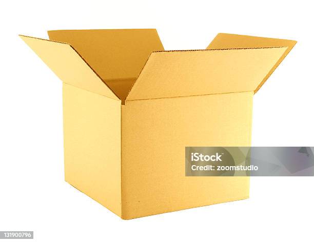 영업중 노란색 판지 상자 상자에 대한 스톡 사진 및 기타 이미지 - 상자, 열다, 노랑