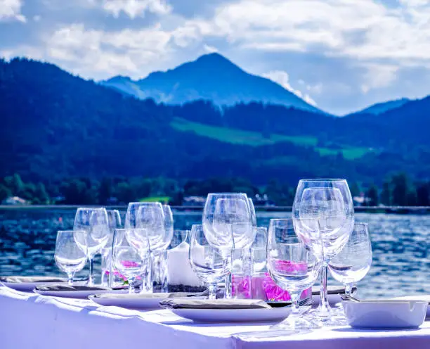 famous tegernsee lake in bavaria - germany