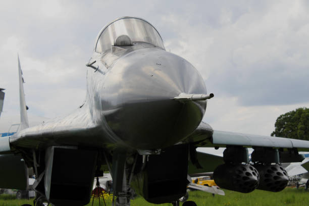istock Cabin Of Military Jet Fighter Without Pilot 1319017548