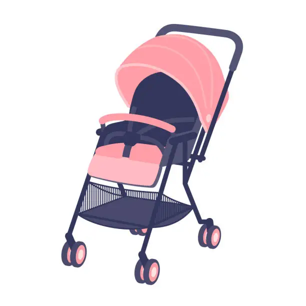 Vector illustration of Stroller