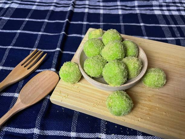 istock Green cookies with grated coconut 1319019088