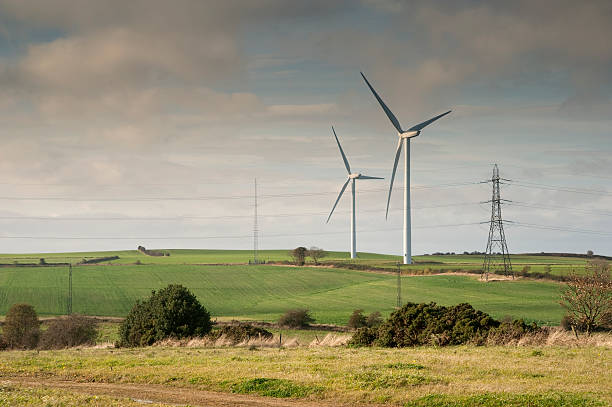 Wind Turbine Landscape stock photo