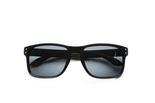 istock Black sunglasses isolated on a white background 1319020741