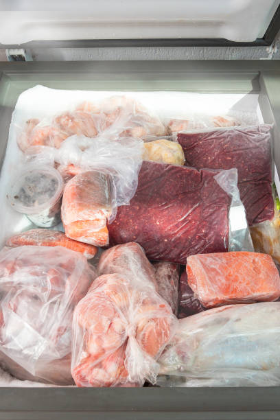 istock Frozen food in the freezer 1319021420