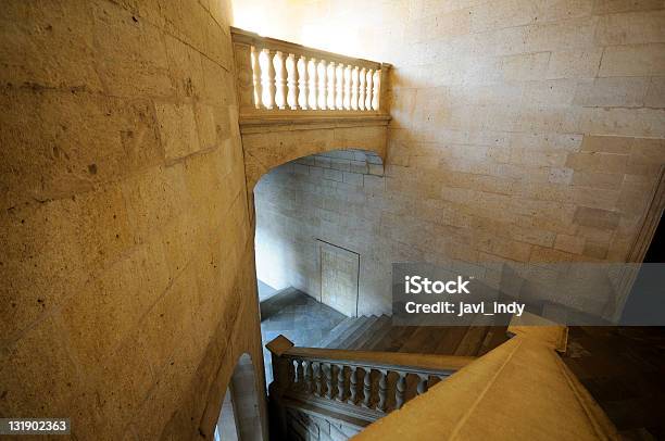 Charles V Palace Stairs In Alhambra Andalucia Granada Spain Stock Photo - Download Image Now