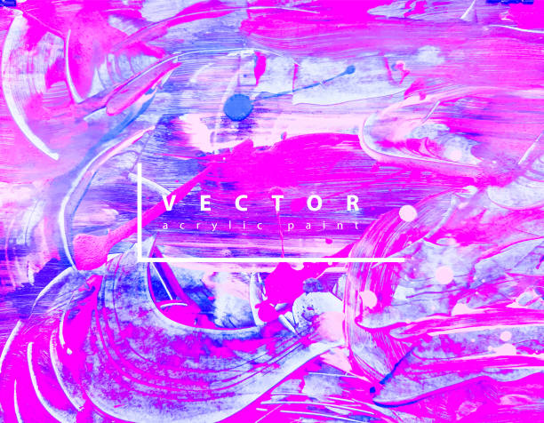 istock Acrylic paint background, colorful painting, art design salon, grunge abstract 1319024261