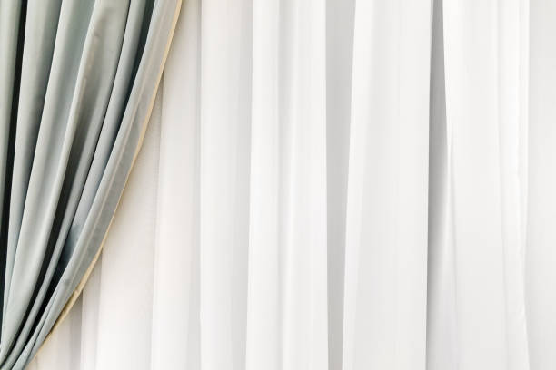 istock Background texture of decoration draperies layered curtains 1319024681