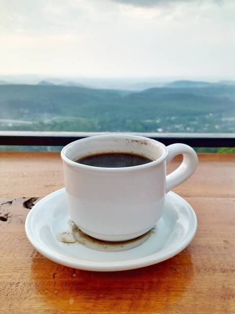 istock a cup of coffee on the table photo 1319026144