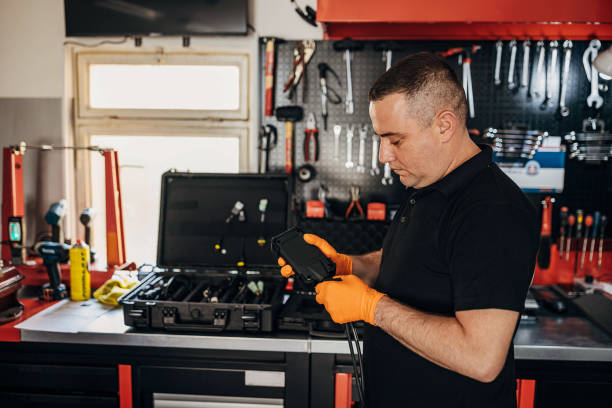 istock Male mechanic in his workshop 1319030770
