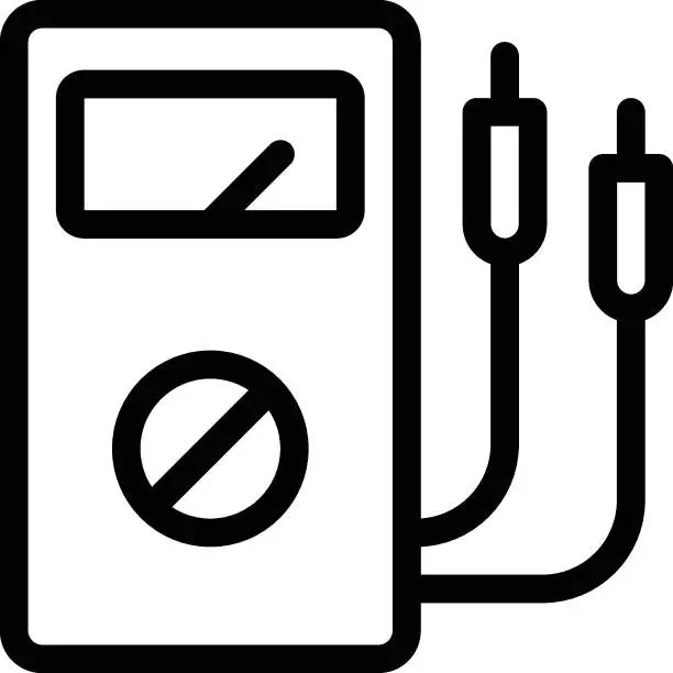 Vector illustration of voltage