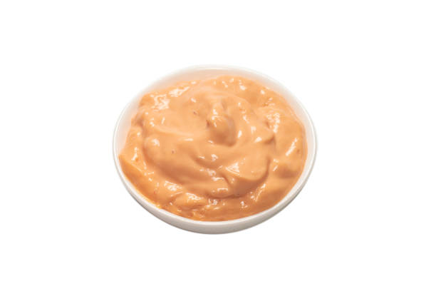 istock Sauce in a bowl isolated on white. 1319043049