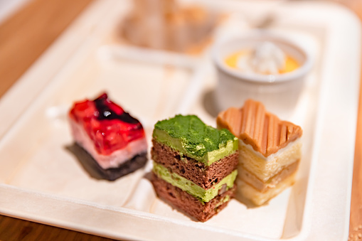 All-you-can-eat delicious sweets at the restaurant buffet