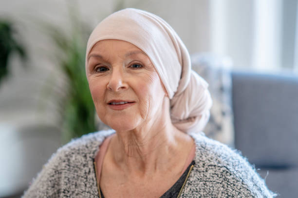istock Brave woman with cancer 1319049980