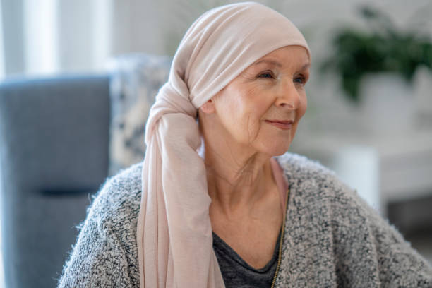istock Brave woman with cancer 1319049986