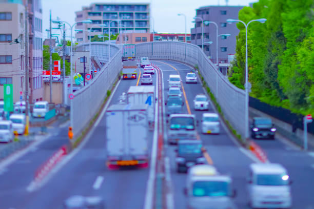 istock A timelapse of miniature traffic jam at the avenue tiltshift 1319051582