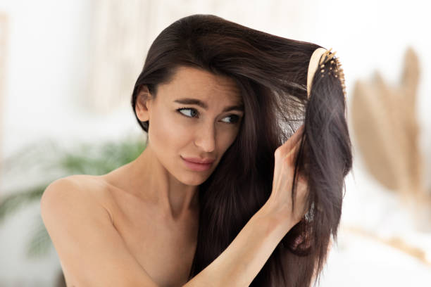istock Cosmetics for problems, matted, dry and brittle hair, treatment and home spa therapy 1319053161