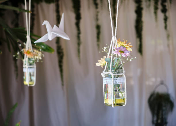istock pastel colored daisies and eucalyptus leaves 1319055675