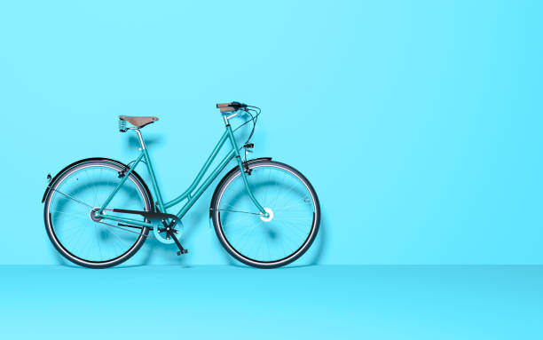 istock Vintage bicycle in the room 1319059485