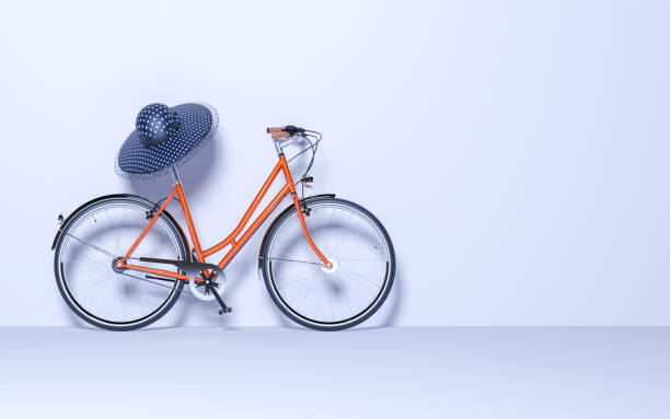 istock Vintage bicycle in the room 1319059591