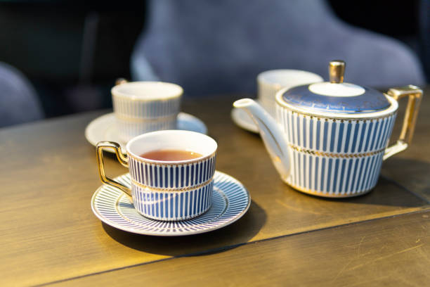 istock English afternoon tea set on a wooden table 1319063972