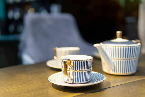 istock English afternoon tea set on a wooden table 1319064002