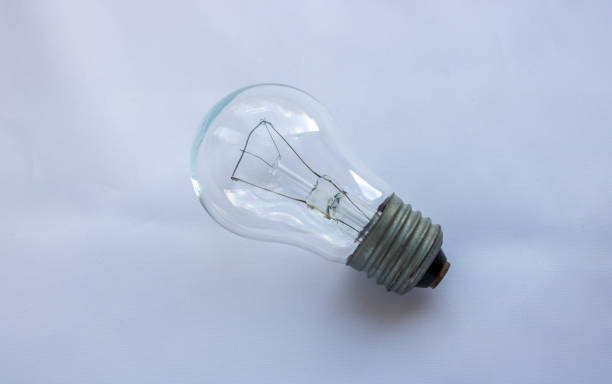 istock Light bulb isolated on white, Realistic photo image 1319066994