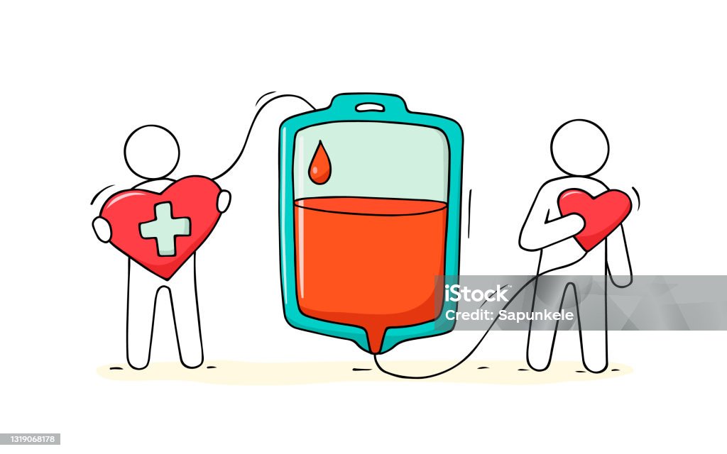 Medical Concept People Make Blood Transfusion Stock Illustration - Download  Image Now - Blood Donation, Blood, Organ Donation - iStock