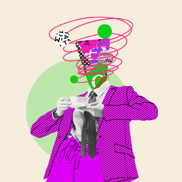 istock Modern design, contemporary art collage. Inspiration, idea, trendy urban magazine style. 1319068404