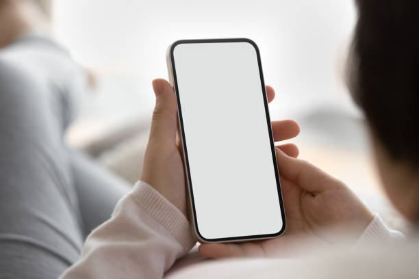 istock Close up of woman use modern cellphone gadget 1319071603