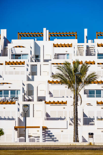 istock Spanish resort white buildings 1319078304