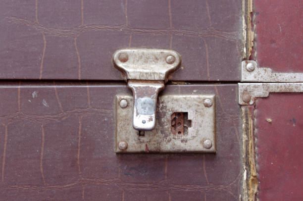 istock retro metal latch on a  brown closed suitcase close up 1319080333