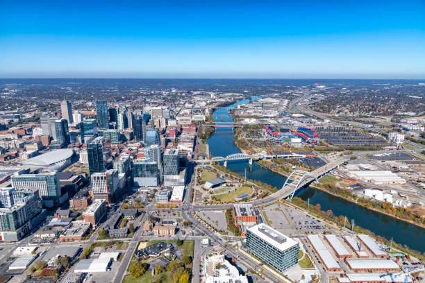 istock Downtown Nashille Aerial Cityscape 1319081352
