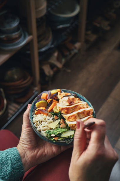 istock Farmers Harvest Chicken Rice Bowl 1319083781