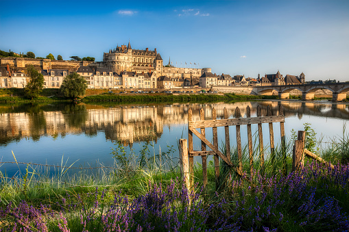 The City of Amboise by the River Loire, France