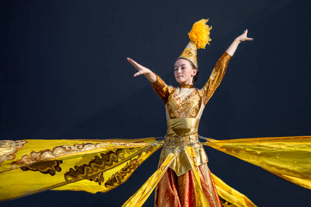 Uyghur dancer, beautiful woman, portrait,