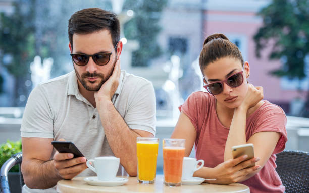 istock Jealousy. Problems in love relationships. Young couple in quarrel 1319098645