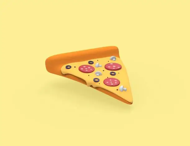 Photo of Pizza 3D render model