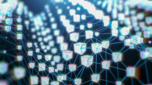 istock Technology Futuristic abstract background for blockchain and cryptocurrency Concept 1319106010