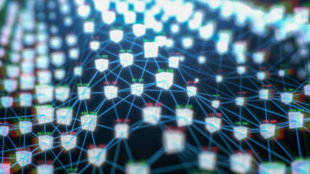 istock Technology Futuristic abstract background for blockchain and cryptocurrency Concept 1319106049