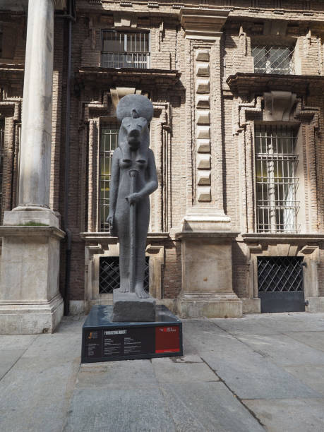 Turin, Italy - Circa April 2016: Museo Egizio is the second largest Egyptian Museum in the world