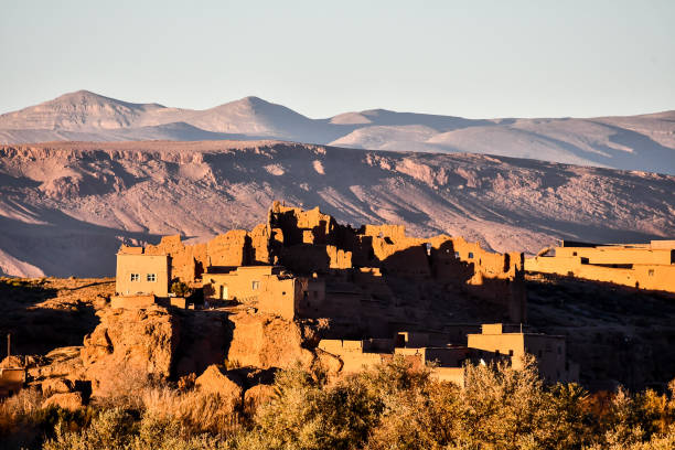 istock village in mountains, photo as background 1319109762