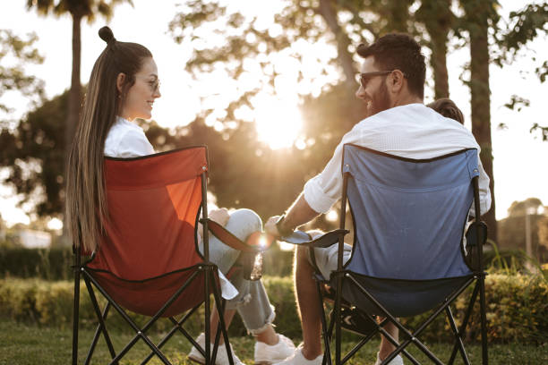 istock Young couple enjoying springtime day in nature 1319116963