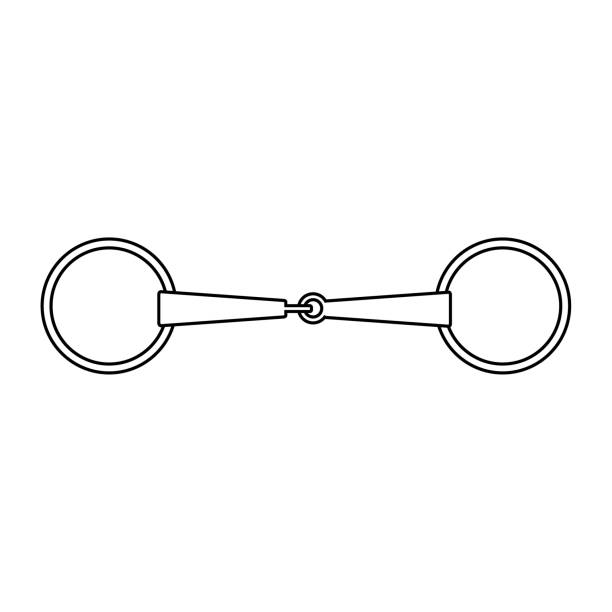 Bit Line Draw Snaffle Bit Drawing