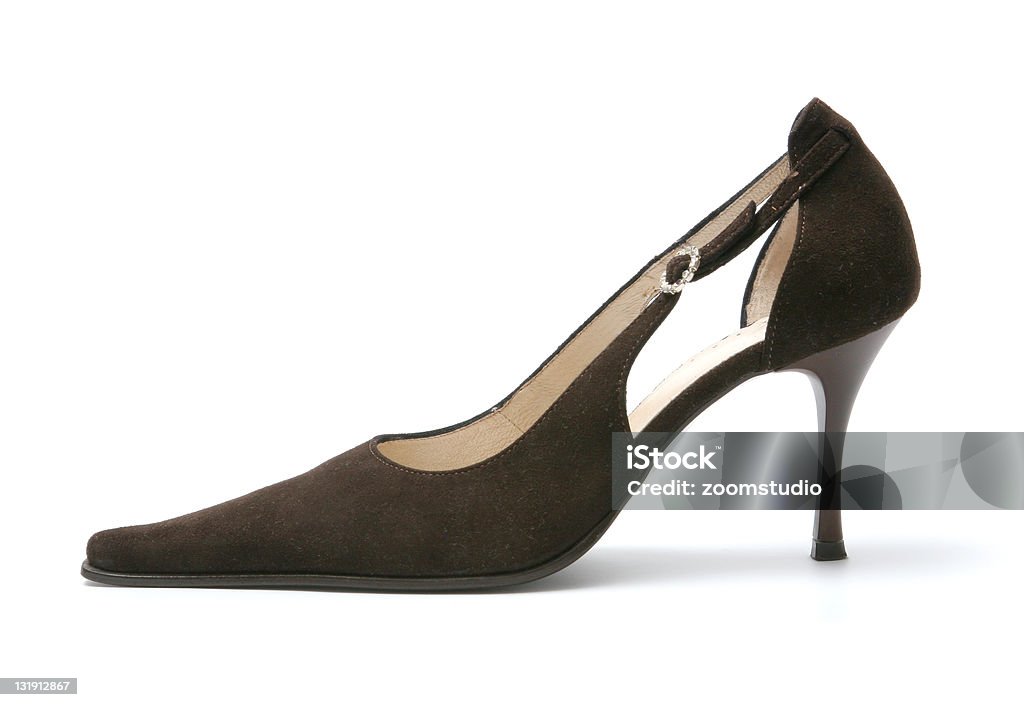 Elegancia brown shoe - Foto de stock de Alto - Descripción física libre de derechos