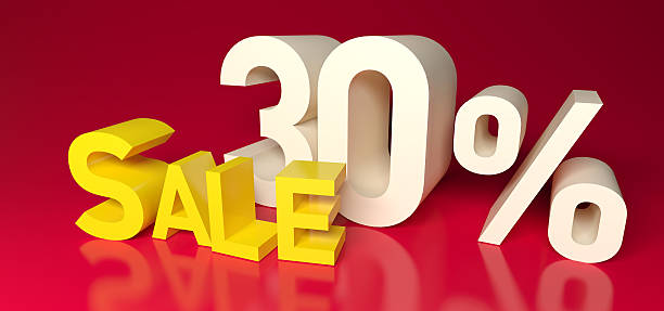 istock Sale Word and 30%. 131913015