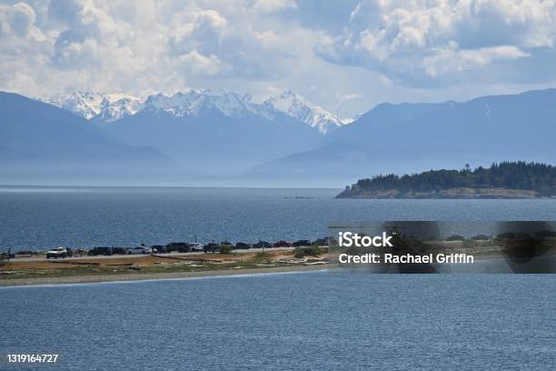 Olympic Mountains Stock Photo - Download Image Now - Beauty In Nature, Canada, Color Image