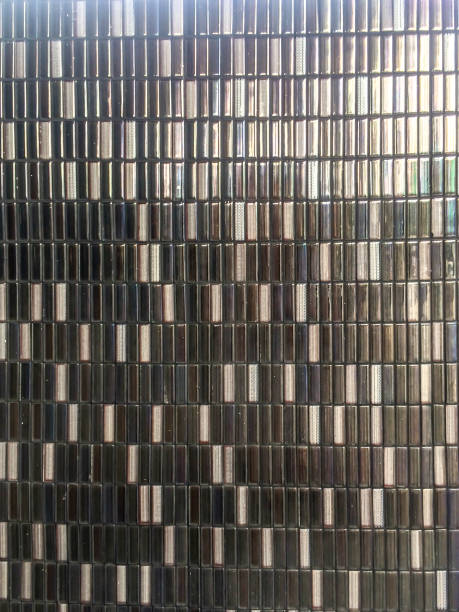 istock Background, Texture Tile Mosaic Black and Brown 1319166616