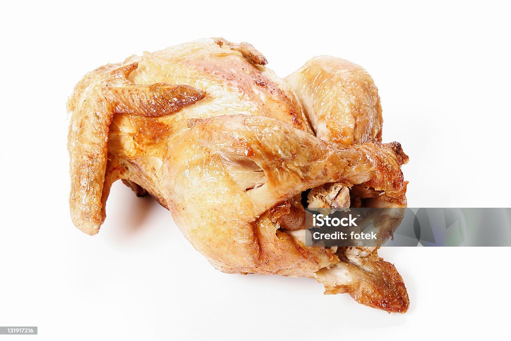 Pollo en placa - Foto de stock de Alimento libre de derechos